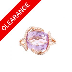 Rose Gold Diamond Ring .40ct 14k - Ring