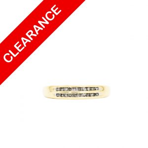 Double Row Diamond Band .13ct 10k - Ring