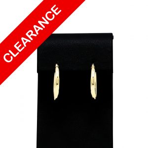 3MM Gold Hoops  - Earrings