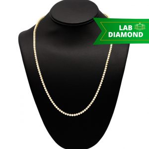 Diamond Tennis Chain 12ct Lab 22" #26 - Chains