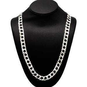 Diamond Cut 11.8mm 30" GHJ274 - Silver Chain