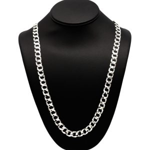 High Polish 9.5mm 30" GHJ196 - Silver Chain