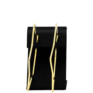 Yellow Silver XL Star Hoops - Silver Earrings