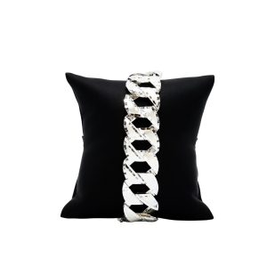 Diamond Cut 21mm 9" GHJ308 - Silver Bracelet