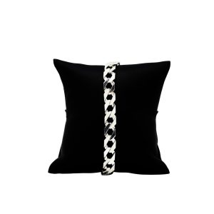 Nugget High Polish 8.7mm 9" GHJ345 - Silver Bracelet - Image 1