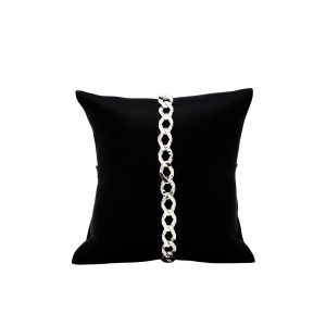 Nugget High Polish 7.25mm 9.5" GHJ337 - Silver Bracelet