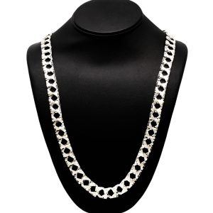 Diamond Cut 11.85mm 30" GHJ275 - Silver Chain