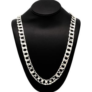 High Polish 13mm 30" GHJ397 - Silver Chain - Image 1