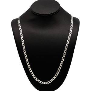Diamond Cut 5.9mm 30" GHJ9 - Silver Chain