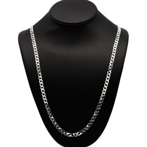 High Polish 6mm 30" GHJ162 - Silver Chain