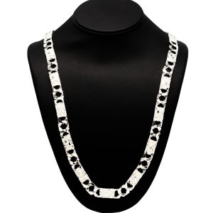 Nugget High Polish 11.4mm 30" GHJ387 - Silver Chain - Image 1