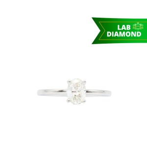 Oval Cut .71ct Lab #246 - Diamond Ring - Image 1