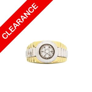 Diamond Rolex .28ct 10k - Ring - Image 1