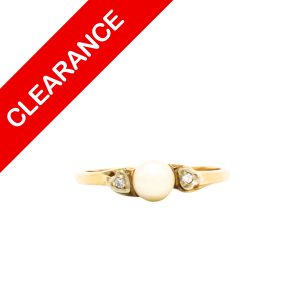 Heart Pearl Ring 10k - Ring