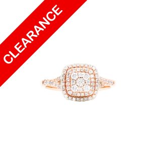 Diamond Cluster Ring .50ct 10k - Ring