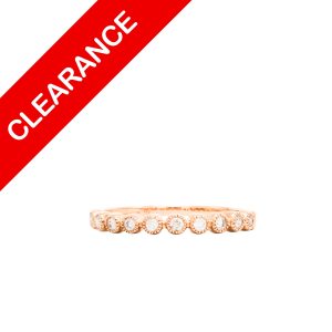 Rose Gold Diamond Band .25ct 10k - Ring - Image 1