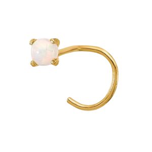 Opal Nose Stud 14k - Body Jewellery