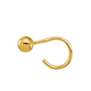 Gold Ball Nose Stud 14k - Body Jewellery