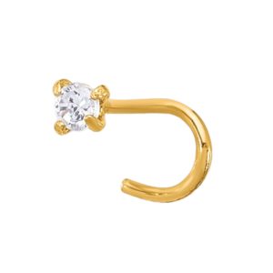 Cz Nose Stud 14k - Body Jewellery