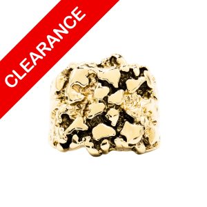 204 Solid Nugget Ring 10k - Ring