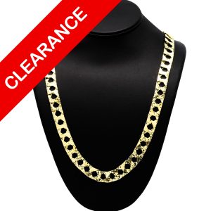 Nugget X Diamond Cut 12.5mm 30" - Chain