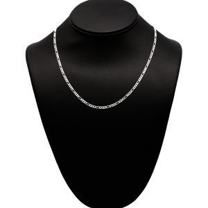 Silver Figaro 3mm 18" - Silver Chain