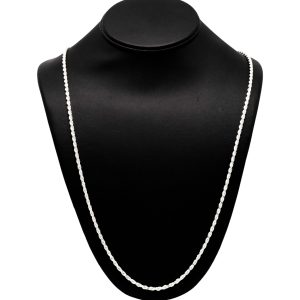 Silver Rope 3mm 30" - Silver Chain