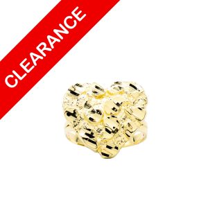 Heart Nugget 10k - Ring