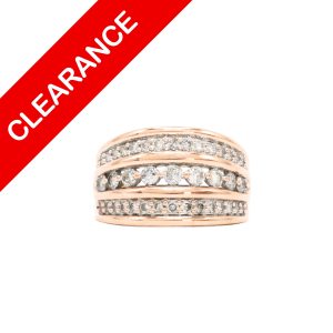 1ct Rose Gold Band 10k - Ring