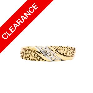 Diamond Nugget Band .03ct 10k - Ring