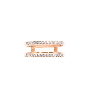 Rose Gold Diamond Cluster Set 10k - Ring - Image 3