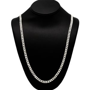 Diamond Cut 5.5mm 30" GHJ7 - Silver Chain - Image 1