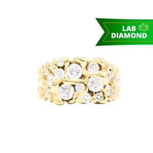 Diamond Nugget Ring 1.64ct 10k #241 - Ring - Image 1