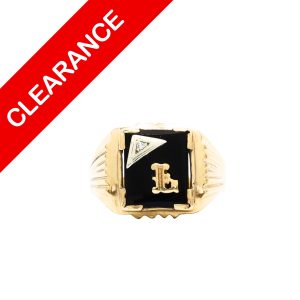 Letter L Ring 10k - Ring - Image 1