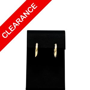 Small Twist Hoops 10k  - Earrings - Image 1