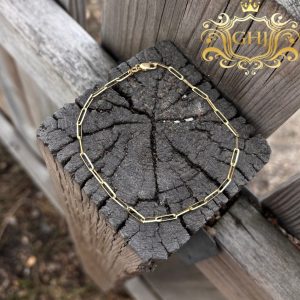 Paperclip 2.5mm 10k - Anklet