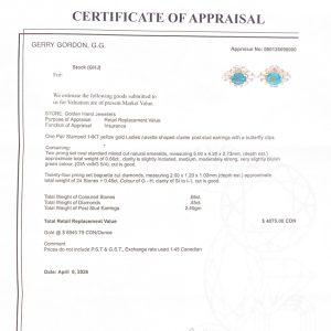 Genuine Emerald Set 10k 16" #203,#205,#207- Chains - Image 4