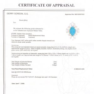 Genuine Emerald Set 10k 16" #203,#205,#207- Chains - Image 6