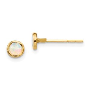Opal 14k Studs - Earrings