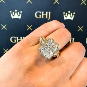 Radiant Cut 6.36ct Lab #274 - Diamond Ring - Image 2