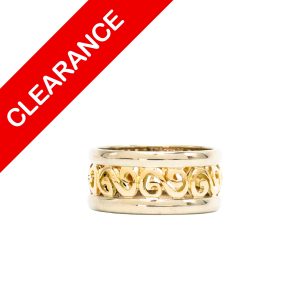 Two Tone S Band 14k - Ring - Image 1