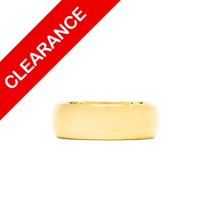 Yellow Gold Band 7mm 14k - Ring - Image 1