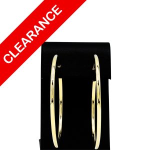 Large Hoops 10k - Earrings