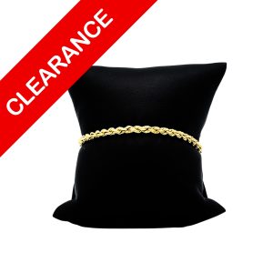 Hollow Rope 3.75mm 7"- Bracelet