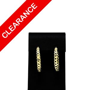 Cuban Hoops 10k  - Earrings