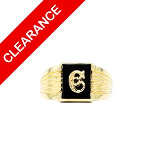 Letter C Ring10k - Ring