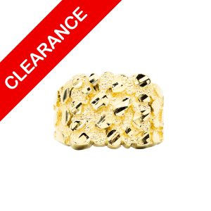 Hollow Square Nugget Ring10k - Ring