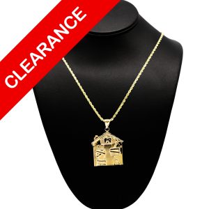 Trap House Pendant 10k - Pendant