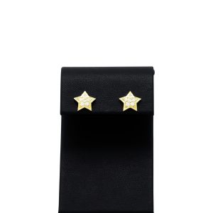 CZ Star 10k- Earrings