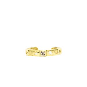 CZ Star Toe Ring - Ring